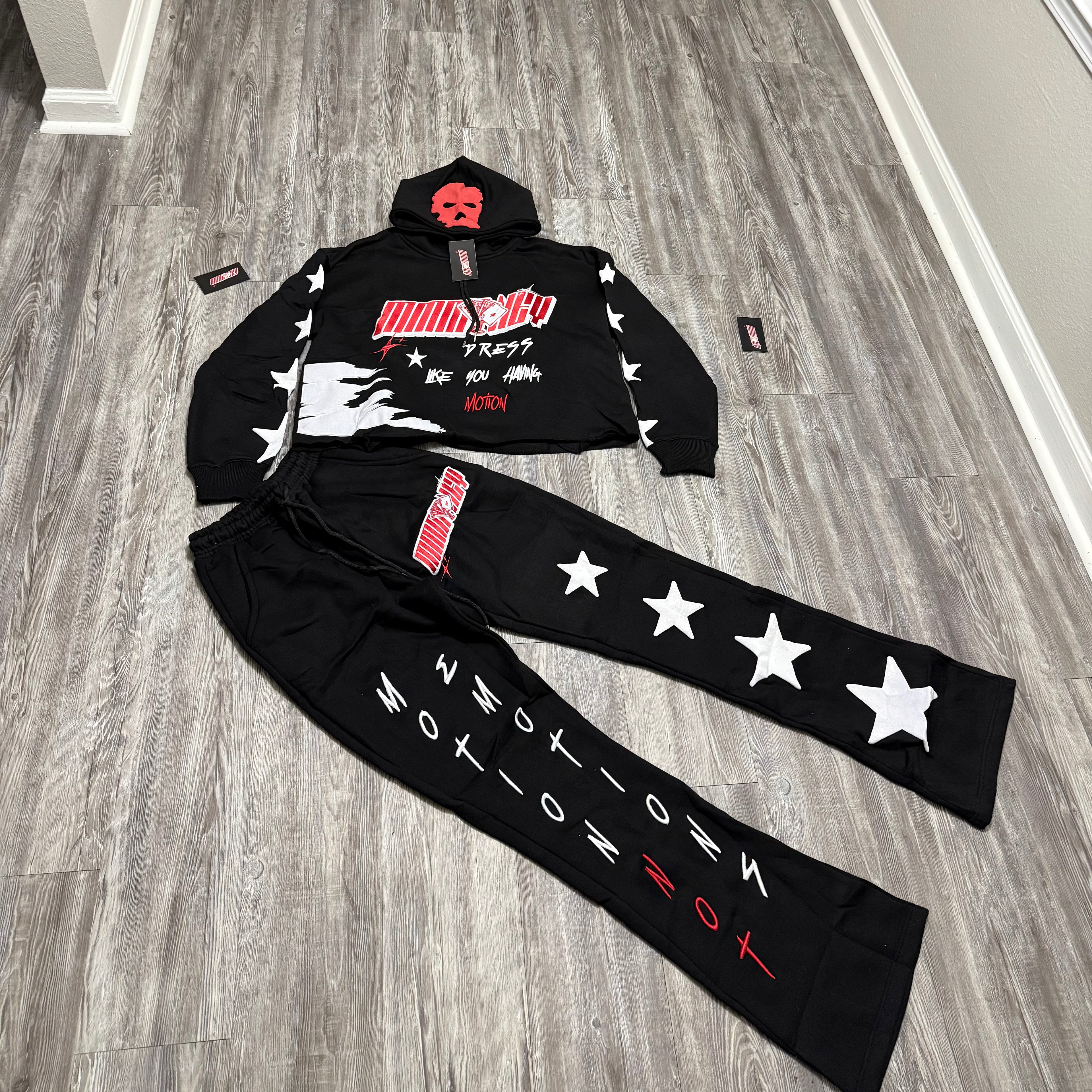 MMM BLACK STACKED SUIT